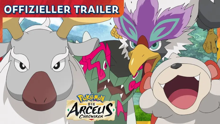 Wideo do serialu Pokémon: Kroniki Arceusa — Offizieller Trailer