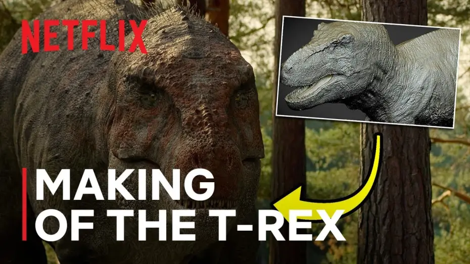 Wideo do serialu Życie na planecie Ziemia — Designing the CGI T-Rex