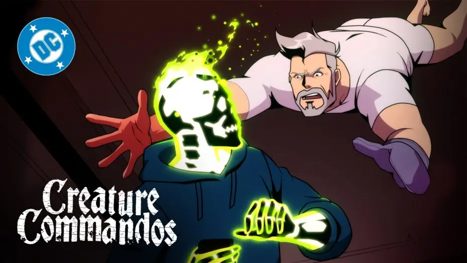Видео к сериалу Koszmarne Komando — Creature Commandos - Rick Flag Sr. and Doctor Phosphorus Brawl | Super Scenes | DC