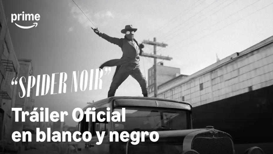 Видео к сериалу Spider-Noir — Tráiler final en blanco y negro