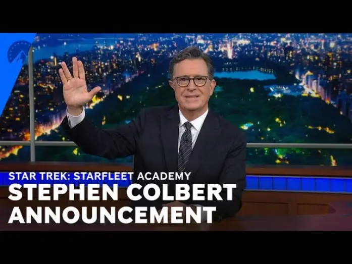 Wideo do serialu Star Trek: Akademia Gwiezdnej Floty — Stephen Colbert Announcement