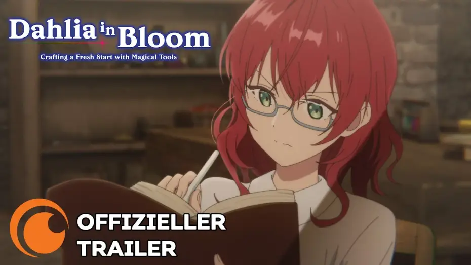 Wideo do serialu Madougushi Dahlia wa Utsumukanai — Offizieller Trailer [OmU]