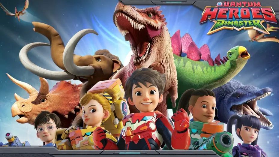 Wideo do serialu Kwantowi bohaterowie Dinoster — [DINOSTER1] Quantum Heroes: Dinoster Opening Theme Song🦖