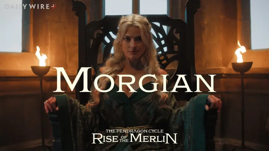 Wideo do serialu The Pendragon Cycle: Rise of the Merlin — Morgian Teaser: The Sorceress of Shadows