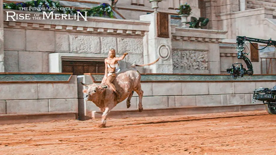 Wideo do serialu The Pendragon Cycle: Rise of the Merlin — What It Takes to Tame a Bull | The Pendragon Cycle Production Diary 9