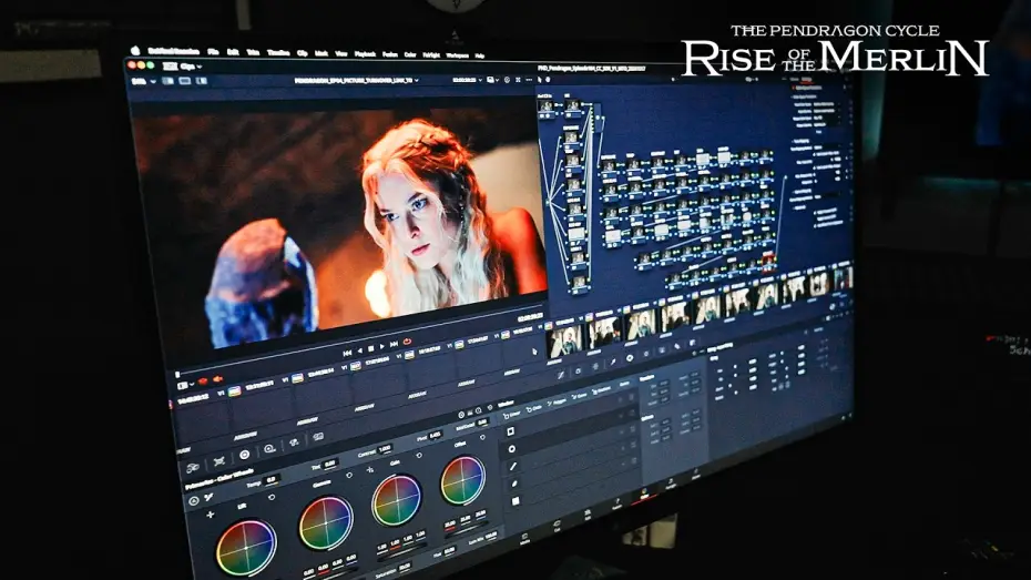 Wideo do serialu The Pendragon Cycle: Rise of the Merlin — How Post-Production Brings a Medieval Epic to Life
