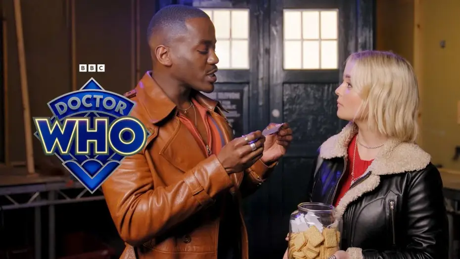 Wideo do serialu Doktor Who — Custard Cream Conundrums with Ncuti and Millie