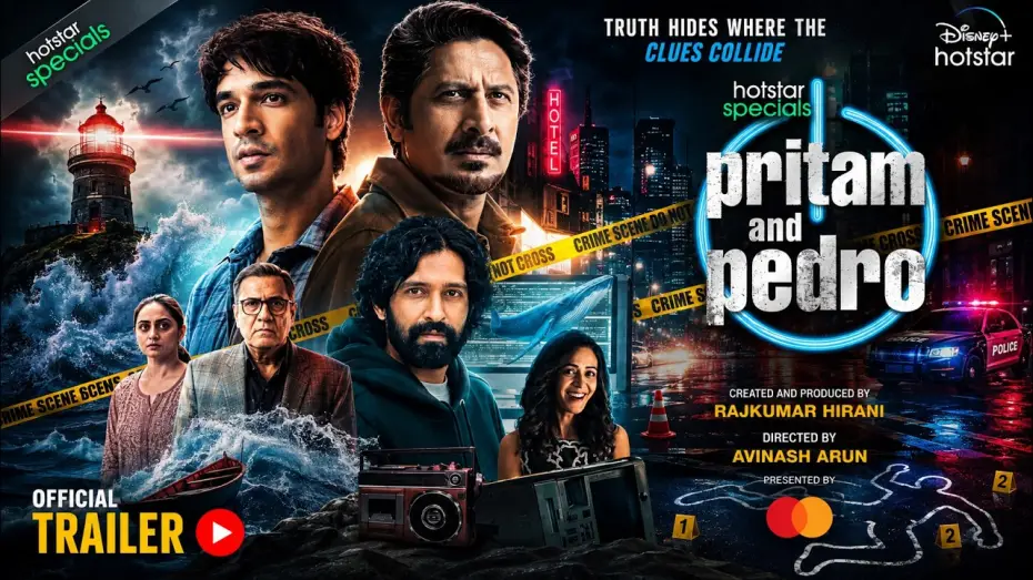 Wideo do serialu प्रीतम और पेड्रो — Pritam and Pedro (Official Trailer) | Rajkumar Hirani | Vikrant Massey | Arshad Warsi | JioHotstar