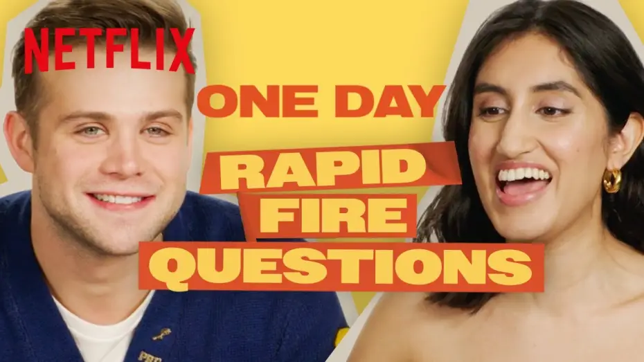 Wideo do serialu Jeden dzień — Ambika Mod and Leo Woodall Answer Rapid(-ish) Fire Questions