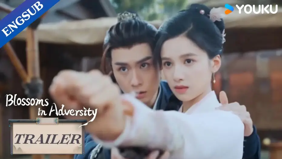 Wideo do serialu Kwiaty w przeciwnościach — Trailer: Hu Yitian remains devoted to Zhang Jingyi through hardships | Blossoms in Adversity | YOUKU