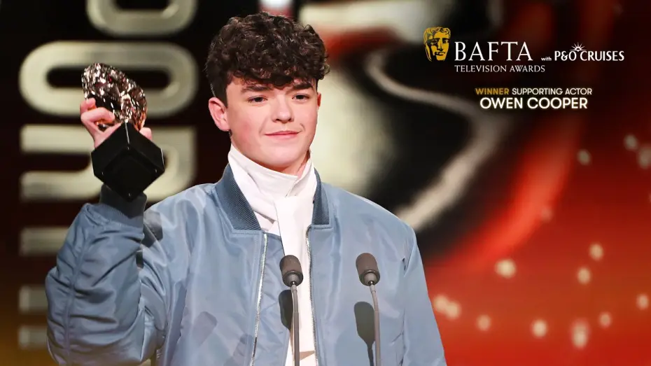 Wideo do serialu Dojrzewanie — "And three... The Beatles" Owen Cooper Wins Supporting Actor for Adolescence | BAFTA TV Awards 2026