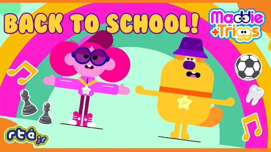 Wideo do serialu Maddie + Triggs — ⚽️♟️ Let's Go Back to #SCHOOL 🙌🤗 | Maddie + Triggs | Songs, Sports & Routines 😴 |@RTÉjrOfficial​