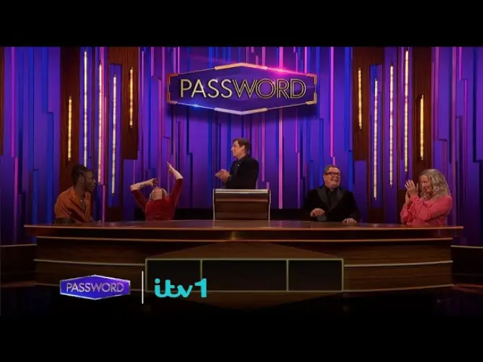 Wideo do serialu Hasło — Watch new comedy panel show, Password | Stephen Mangan, Alan Carr and Daisy May Cooper | ITV