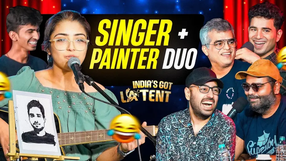 Wideo do serialu India's Got Latent — HE PAINTED SAMAY UPSIDE DOWN IN 90 SECONDS