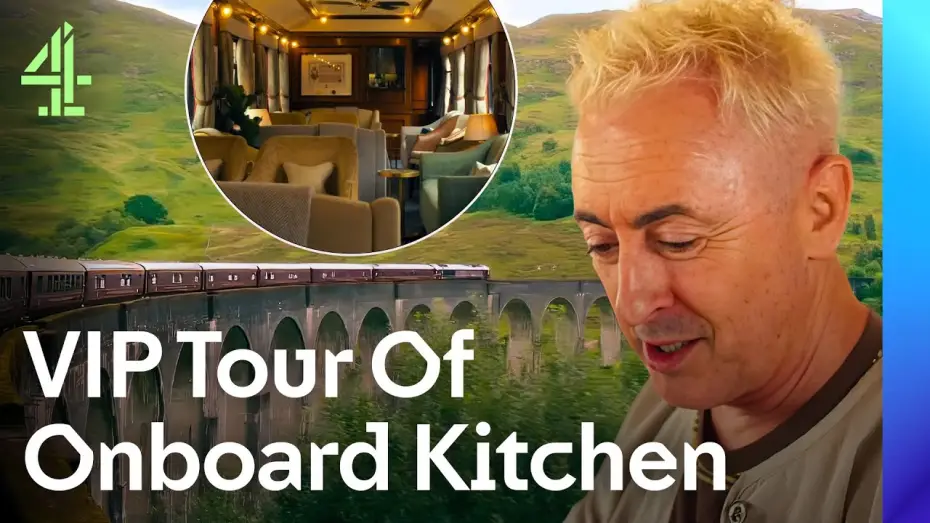Wideo do serialu All Aboard! Scotland's Poshest Train — VIP Tour Of The Onboard Kitchen And Luscious Cabins | Scotland's Most Luxurious Railways | Channel 4