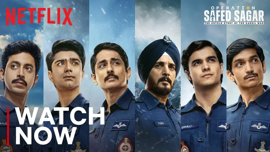Wideo do serialu Operacja Safed Sagar: Najwyższa misja Indyjskich Sił Powietrznych — Operation Safed Sagar | Watch Now | Siddharth, Jimmy Shergill, Abhay, Mihir, Taaruk | Netflix