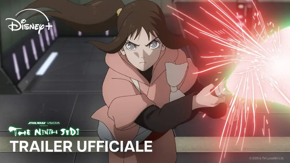 Видео к сериалу Gwiezdne wojny: Wizje – Dziewiąty Jedi — Star Wars: Visions Presenta - The Ninth Jedi | Trailer Ufficiale | Dal 5 Agosto su Disney+