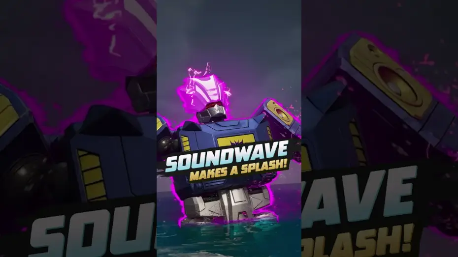 Wideo do serialu Transformers: CYBERWORLD — Meet Soundwave, the Kraken! Character Reveal #cyberworld #energonsurge