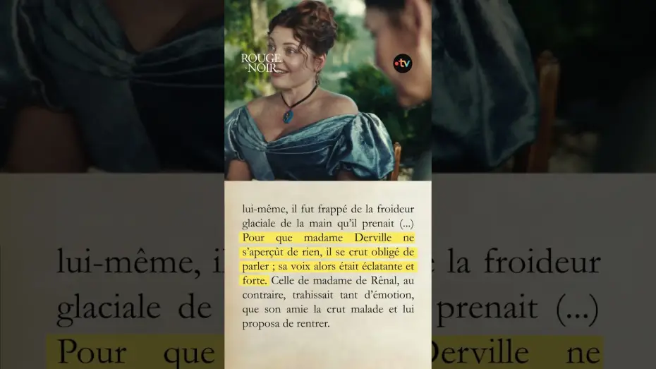 Wideo do serialu Le Rouge et le Noir — Le Rouge et le Noir : série vs. livre #onregardequoi