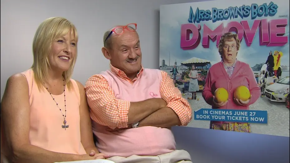 Wideo do serialu Chłopcy pani Brown — Mrs Browns Boys D'Movie - Brendan O'Carroll & Jennifer Gibney Interview