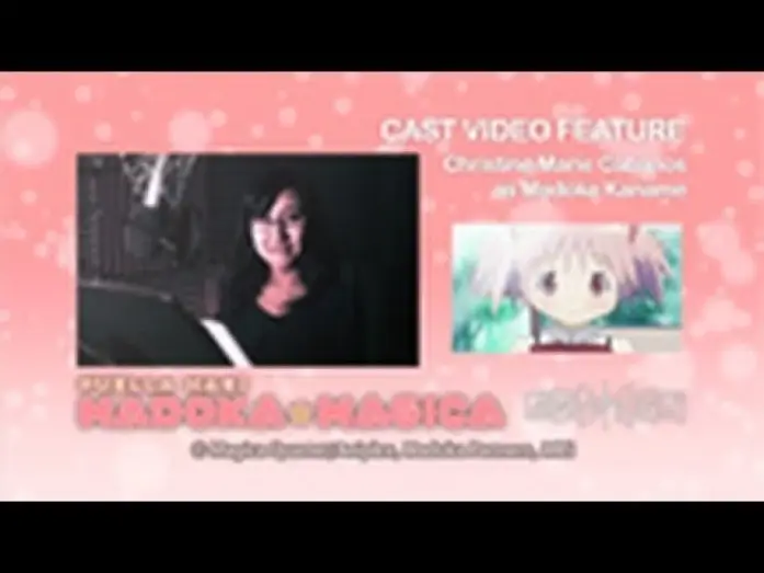 Видео к сериалу Mahou Shoujo Madoka★Magica — English Cast Video: Madoka Kaname