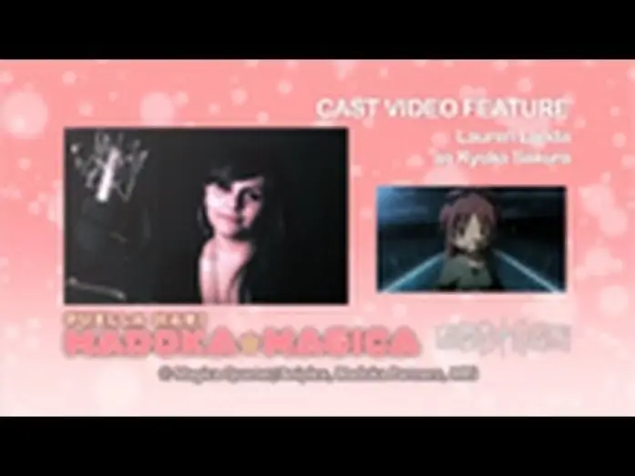 Видео к сериалу Mahou Shoujo Madoka★Magica — English Cast Video: Kyoko Sakura