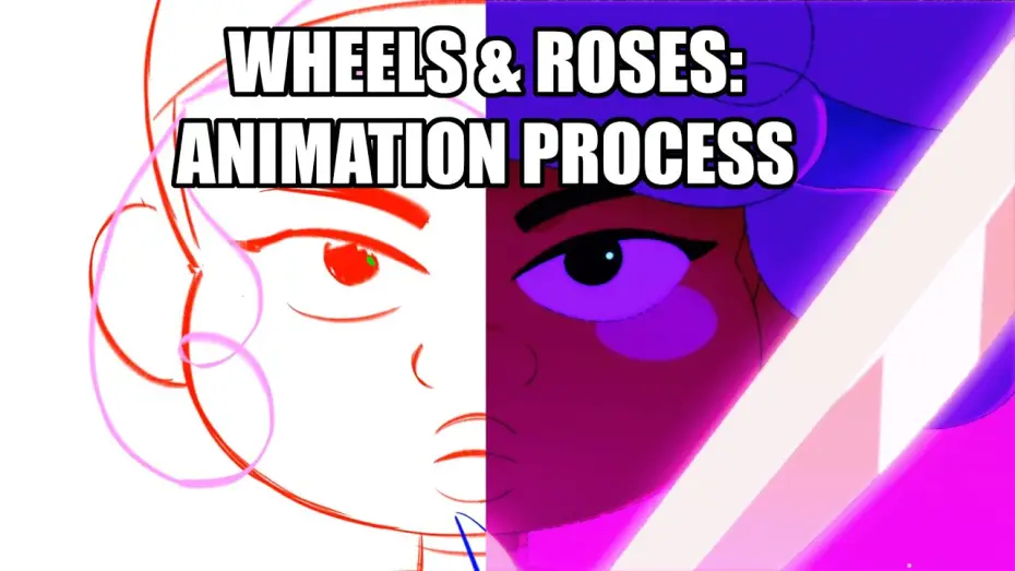 Wideo do serialu Koła i róże — WHEELS & ROSES | Animation Process by Li Cree | Orange Blossom Studios