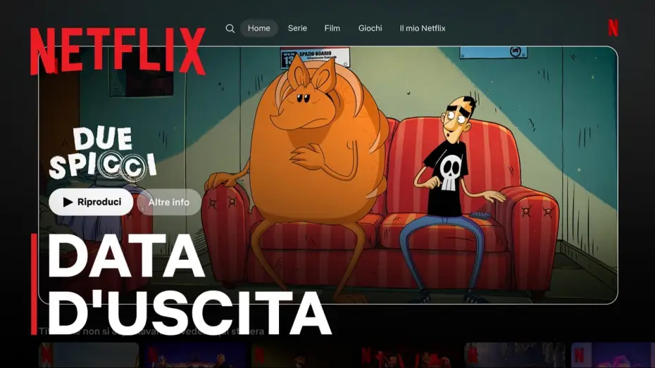 Wideo do serialu Moje 3 grosze — Armadillo convince Zero a fare l’annuncio durante il Festival | Due Spicci | Netflix Italia
