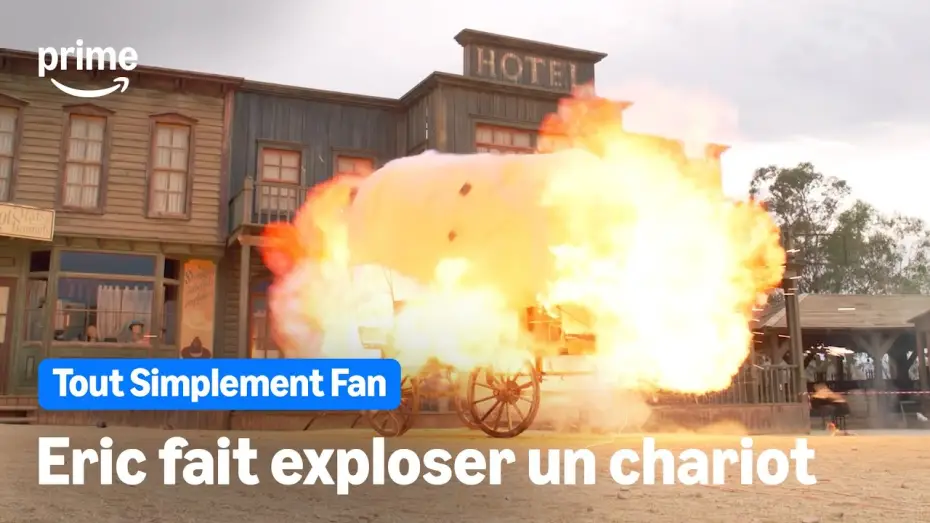 Wideo do serialu Po prostu fan — ERIC JUDOR FAIT EXPLOSER UN CHARIOT PENDANT UN TOURNAGE - TOUT SIMPLEMENT FAN | Prime Video