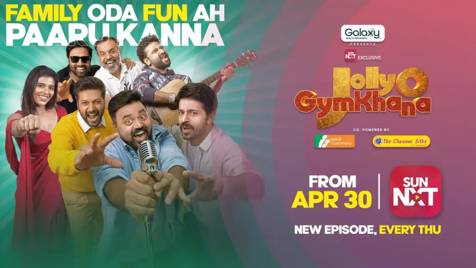 Wideo do serialu Jolly O Gymkhana — Jolly O GymKhana — Official Promo | Sun NXT Exclusive | Celebrity Talk Show | Premieres April 30