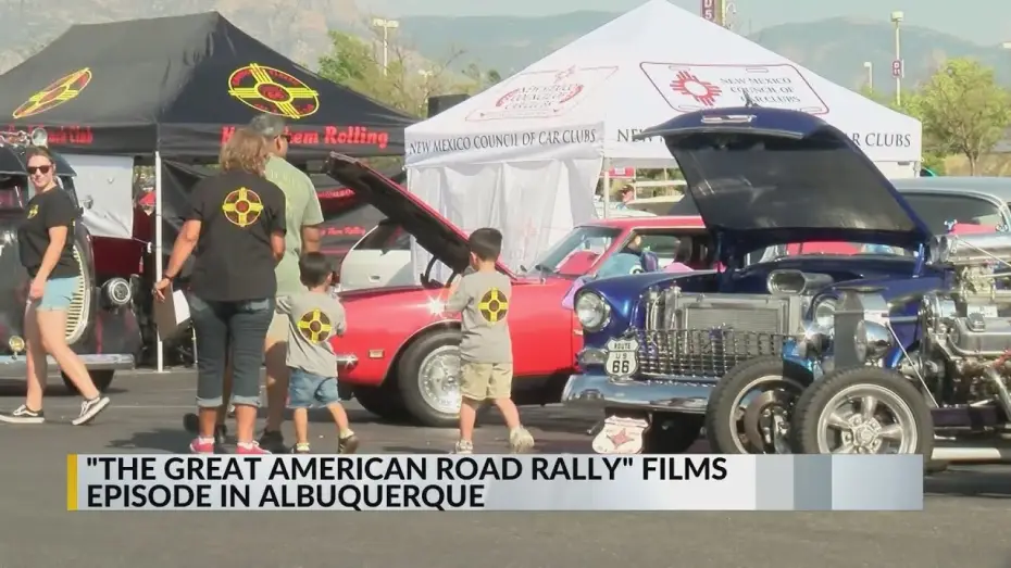Wideo do serialu The Great American Road Rally: Celebrity Edition — 'Great American Road Rally' films episode in Albuquerque