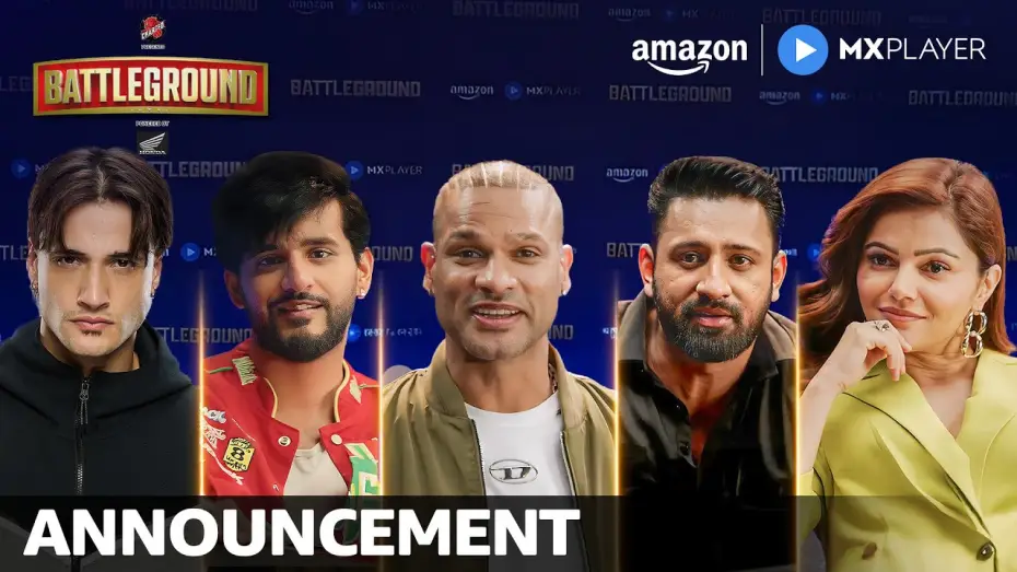 Wideo do serialu Battleground — Battleground Announcement | Shikhar Dhawan, Rajat Dalal, Asim Riaz, Fukra Insaan | Amazon MX Player