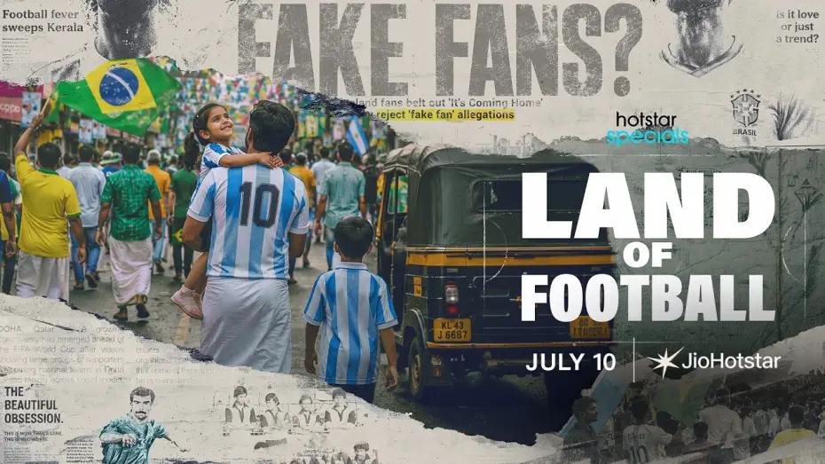 Wideo do serialu ലാൻഡ് of ഫുട്ബോൾ — Land of Football | Official Teaser | July 10 | #HotstarSpecials | JioHotstar