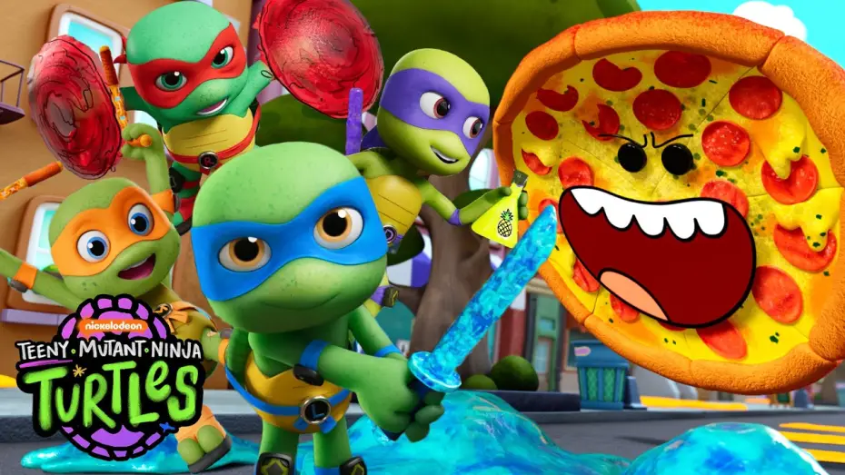 Wideo do serialu Teeny Mutant Ninja Turtles — TEENY MUTANT NINJA TURTLES | Episode 1: Pizza Monster 🍕 | Full Episode