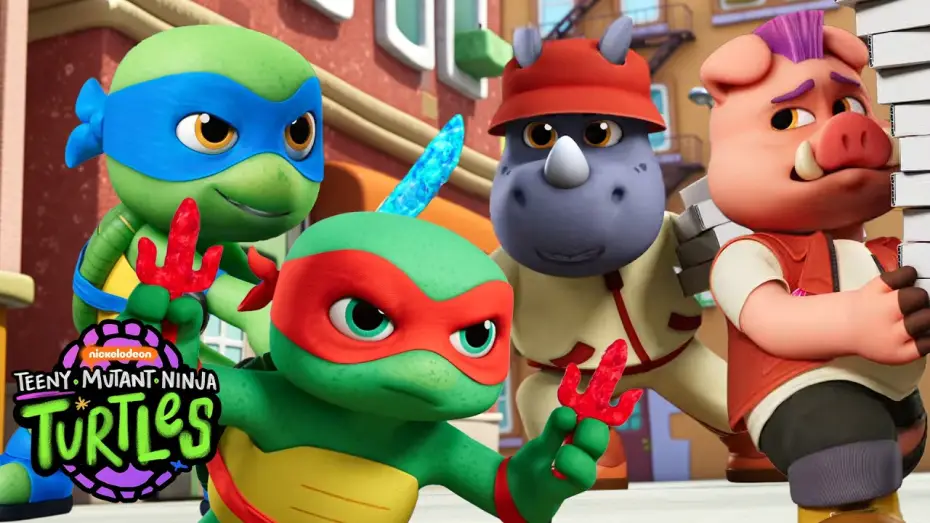 Wideo do serialu Teeny Mutant Ninja Turtles — TEENY MUTANT NINJA TURTLES | Episode 2: Grand Theft Pizza ft. Bebop & Rocksteady 🍕 | Full Episode