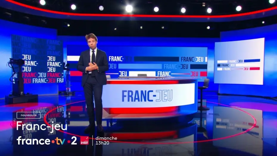 Wideo do serialu Franc-jeu — Franc-jeu, le nouveau magazine politique de France 2, tous les dimanches à 13:20