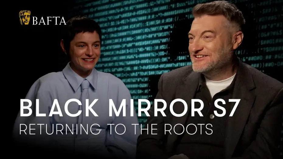 Wideo do serialu Czarne lustro — Is Charlie Brooker secretly in Black Mirror's Season 7 episode Plaything? Maybe... | BAFTA