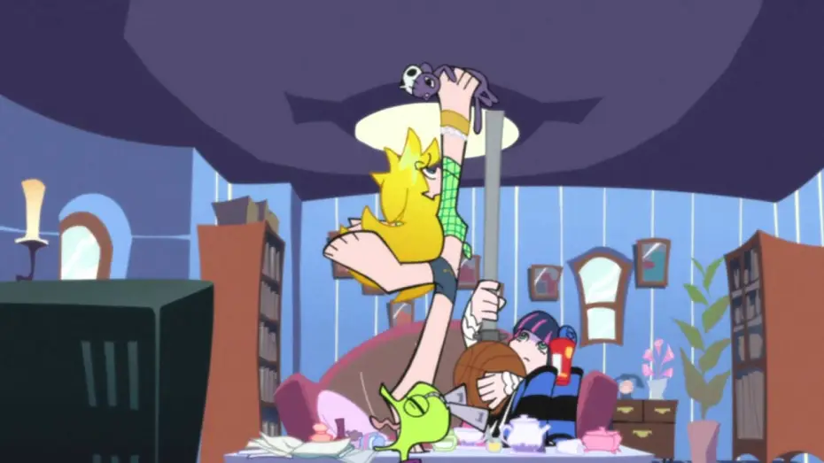 Видео к сериалу Panty & Stocking with Garterbelt — Panty and Stocking OFFICIAL Clip - Get a Pole