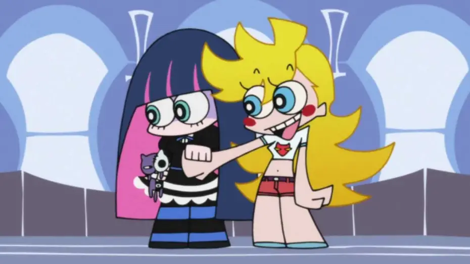 Видео к сериалу Panty & Stocking with Garterbelt — Panty and Stocking OFFICIAL Clip - Fat Stocking