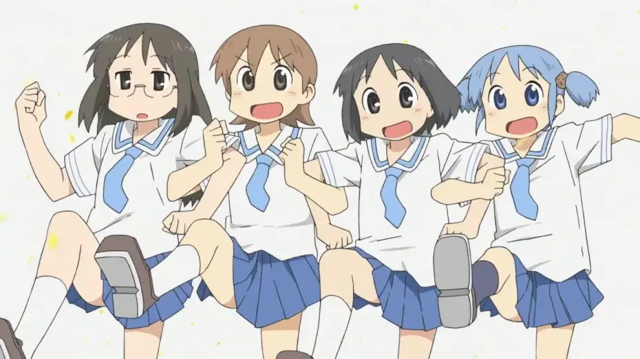 Видео к сериалу Nichijou — Opening 2 | Hyadain's Amazing Friendship - Hyadain [Creditless]