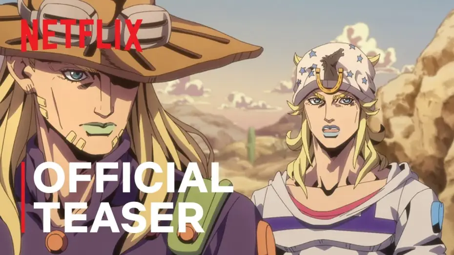 Wideo do serialu JoJo's Bizarre Adventure — STEEL BALL RUN JoJo's Bizarre Adventure 2nd STAGE Official Teaser [Subtitled]