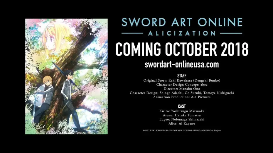 Wideo do serialu Sword Art Online — Sword Art Online Alicization Teaser 2