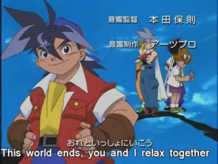 Wideo do serialu Beyblade – Latające dyski — Opening | Fighting Spirits -SONG FOR BEYBLADE- - system-B [Subtitled]