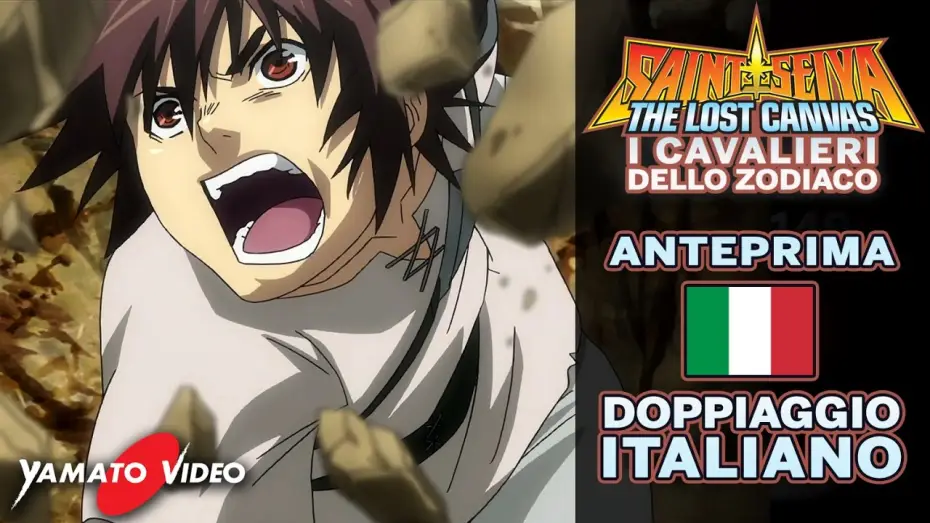 Видео к сериалу Saint Seiya: The Lost Canvas — Saint Seiya: The Lost Canvas [Anteprima doppiaggio] - Tenma VS Raimi di Worm