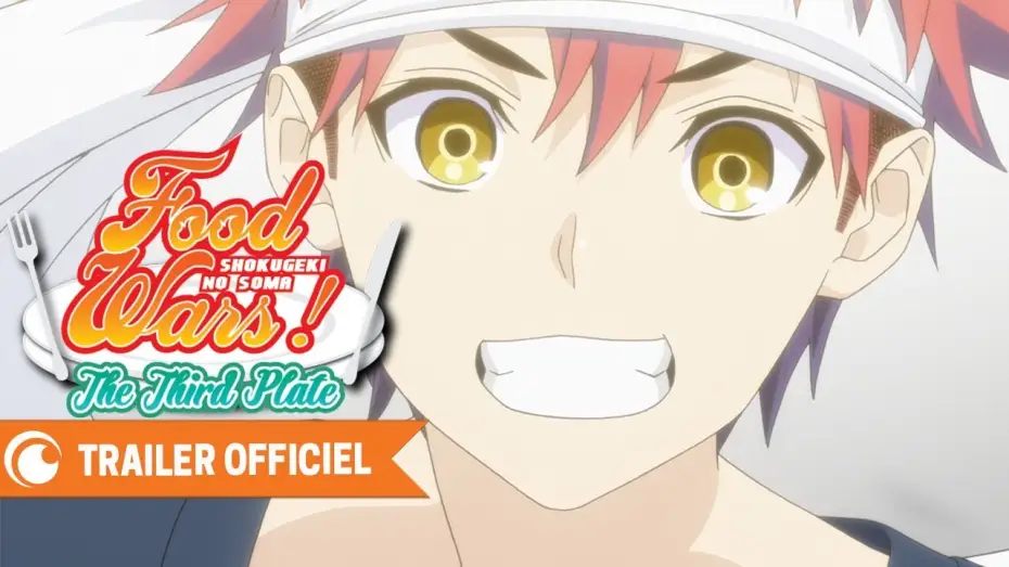 Видео к сериалу Shokugeki no Souma — Food Wars! The Third Plate - Bande Annonce VF