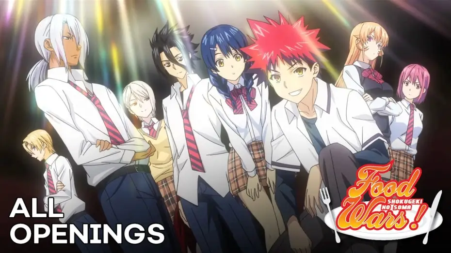 Видео к сериалу Shokugeki no Souma — All Food Wars! Openings
