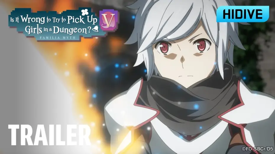 Wideo do serialu ダンジョンに出会いを求めるのは間違っているだろうか — DanMachi V War Games Trailer [Subtitled]