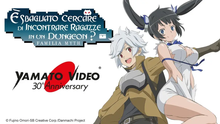 Wideo do serialu ダンジョンに出会いを求めるのは間違っているだろうか — DANMACHI - È SBAGLIATO CERCARE DI INCONTRARE RAGAZZE IN UN DUNGEON? | Yamato Video 30th Anniversary