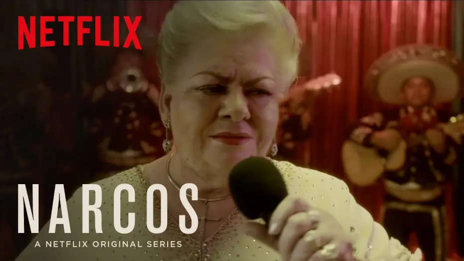 Wideo do serialu Narcos — Narcos | Clip: Paquita la del Barrio Sings to Pablo Escobar | Netflix