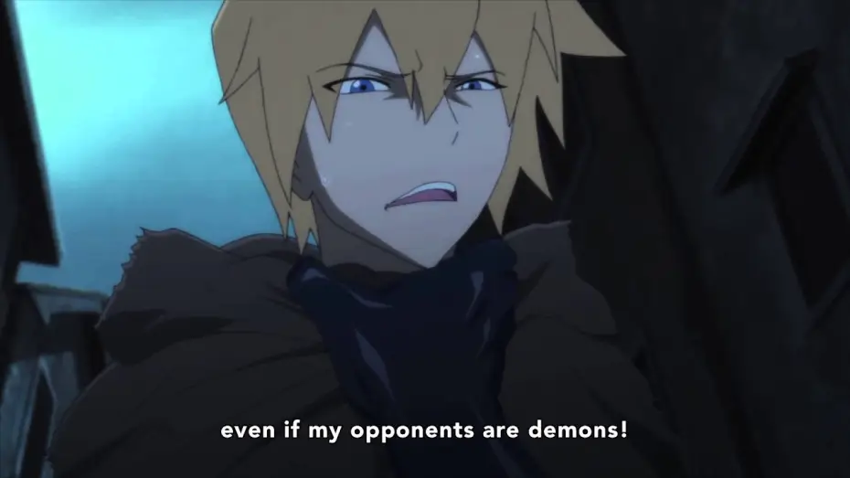 Видео к сериалу Garo: Honoo no Kokuin — GARO THE ANIMATION - OFFICIAL CLIP - THE NIGHT IS FULL OF HORRORS